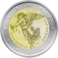 2 Euro Gedenkmnze San Marino 2023 Luca Signorelli