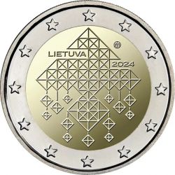 2 Euro Gedenkmnze Litauen 2024  