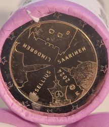 2 Euro Gedenkmnze Finnland 2024 Architektur  UNC